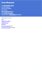 Mobile Screenshot of chriswhamond.com